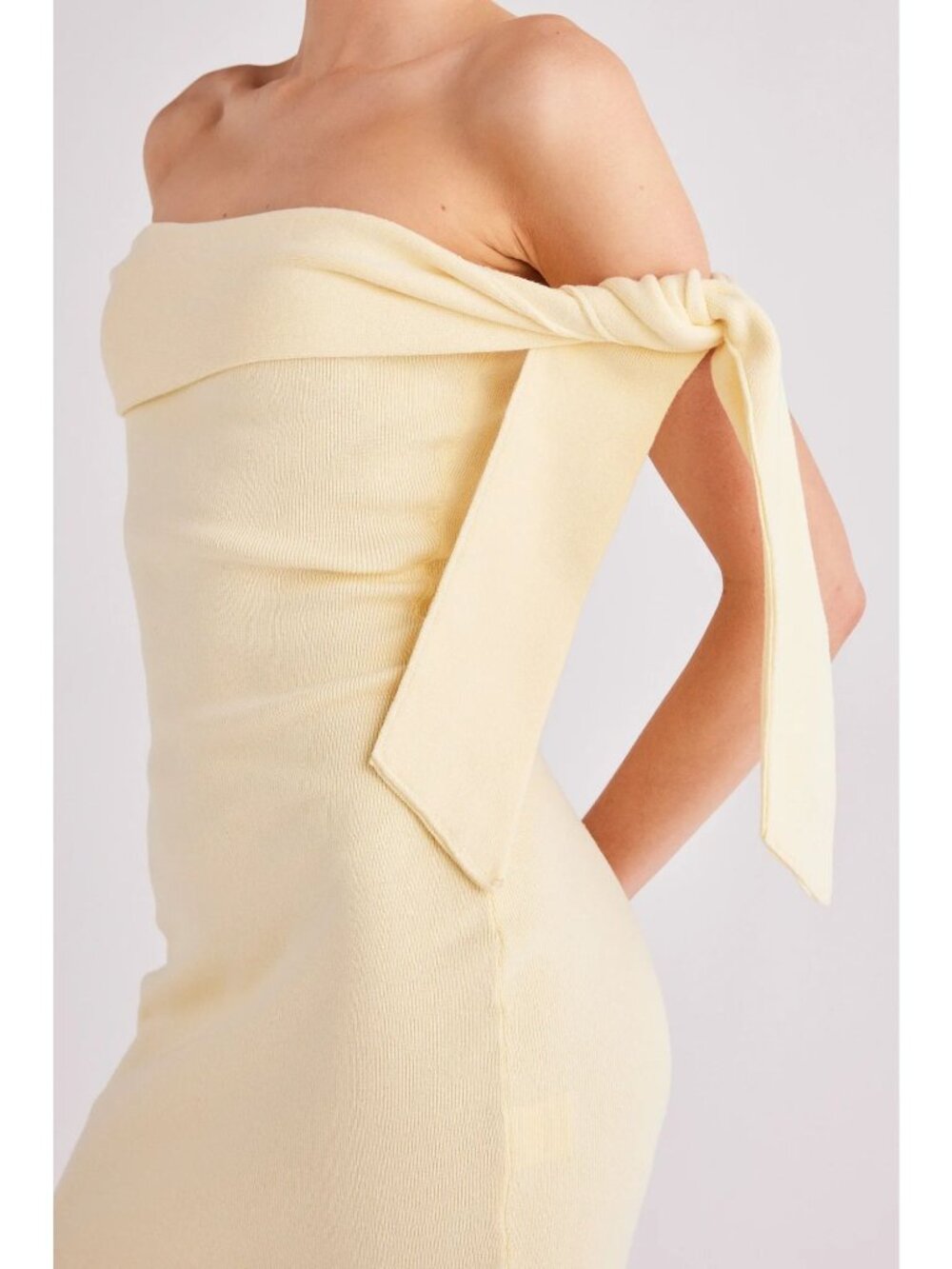 SNDYS Jaymes Mini Dress in Panna Cotta Medium New Womens Knit - Picture 12 of 15